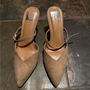 DV by Dolce Vita Women's Brown Pointed-Toe Heels